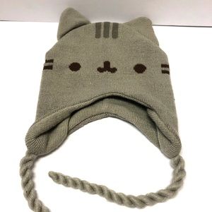 Pusheen Beanie Hat with Tassels